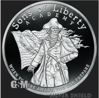 2021 Silver Shield SONS OF LIBERTY ACADEMY v2 - 1oz Proof - #7