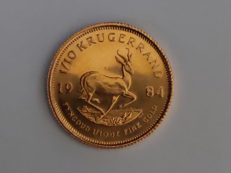 1/10oz Gold KRUGERRAND 1984