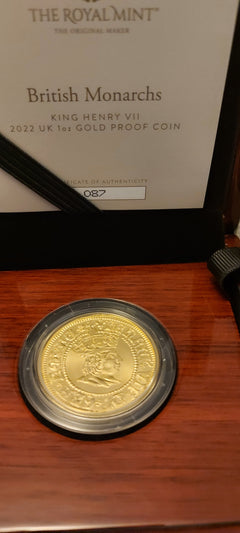 1oz Gold King Henry VII