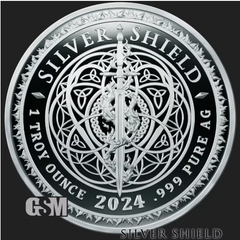 1oz Silver Shield Silver Proof 2024 FORTIS VERITAS