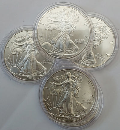 1oz Silver American Eagles Various Years