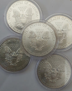 1oz Silver American Eagles Various Years