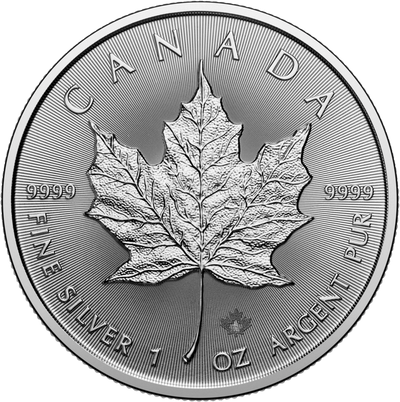 1oz Silver 2025 Canadian Maple With Capsule
