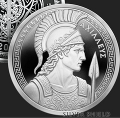 1oz Silver Proof 2026 Silver Shield ACHILLES