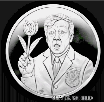 1oz Silver Shield Proof 2025 AGENT SATOSHI
