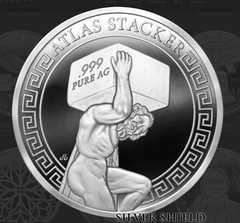 1oz Silver Shield Proof 2026 ATLAS STACKER