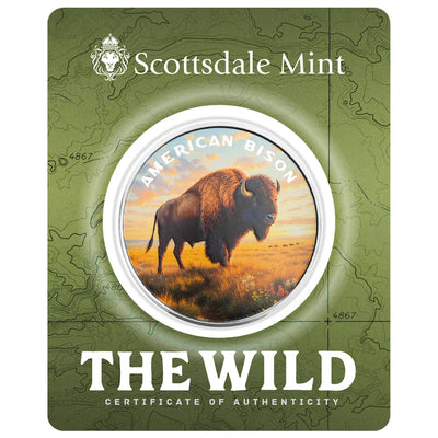 1oz Silver THE WILD SERIES-AMERICAN BISON