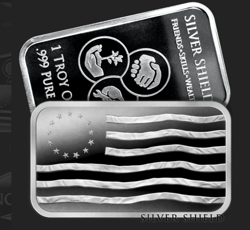 2025 1oz Silver Proof COLONIAL FLAG