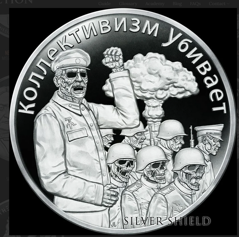 2022 1oz Silver Proof COLLECTIVISM KILLS STALIN