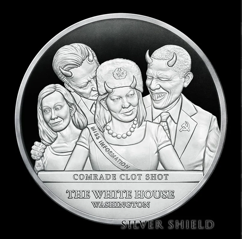 2022 1oz Silver Proof COMRADE CLOT SHOT