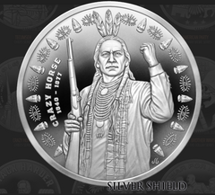 1oz Silver Shield Proof CRAZY HORSE