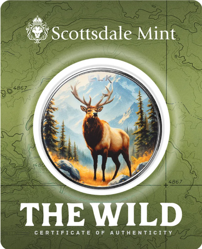 1oz Silver THE WILD - ELK