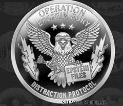 1oz Silver Shield Proof EPSTEIN FURY