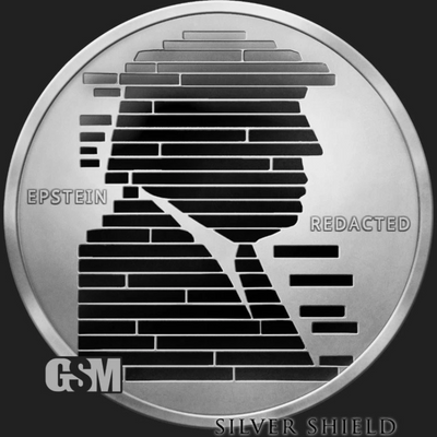 1oz Silver Proof 2026 Silver Shield EPSTEIN REDACTED