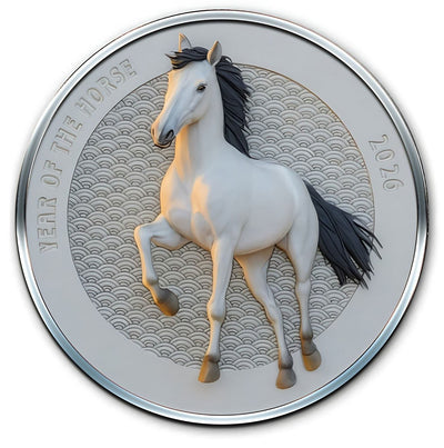 1oz Silver Lunar Year Of The Horse