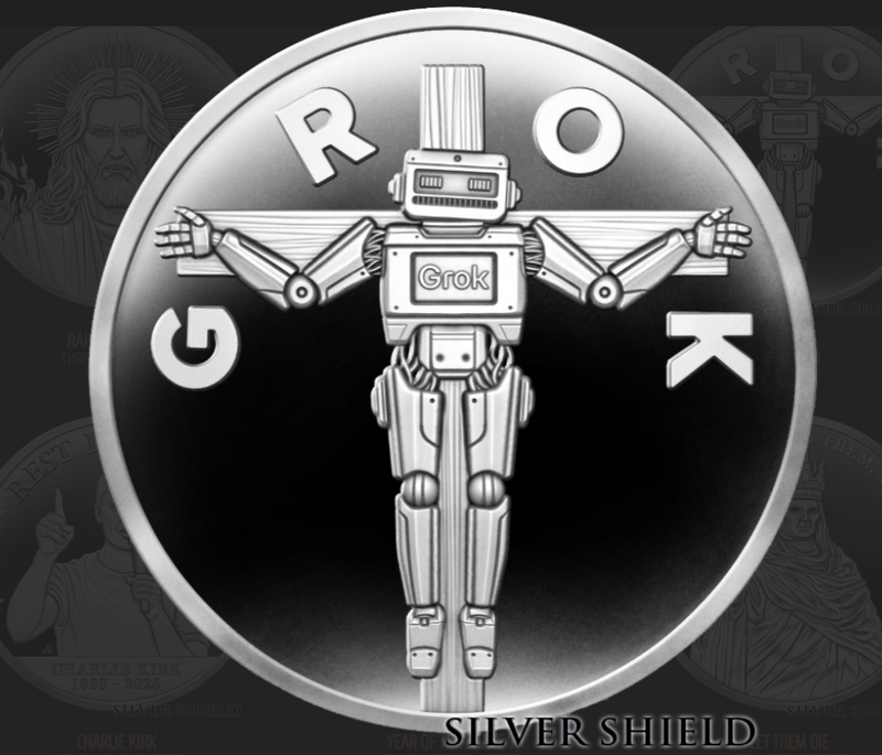 1oz Silver Shield Silver Proof 2025 GROK