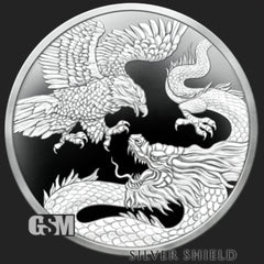 1oz Silver Proof 2025 Silver Shield Trade War
