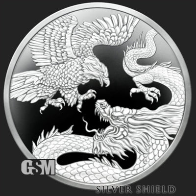 1oz Silver Proof 2025 Silver Shield Trade War
