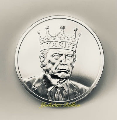 1oz Silver President Trump - TARIFF KING