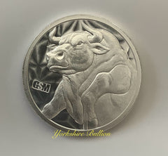 1oz Silver Bull & Bear