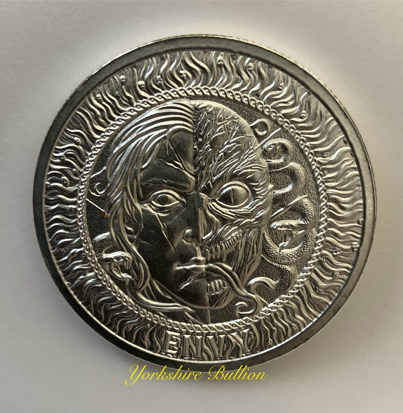 1oz Silver Seven Deadly Sins Envy