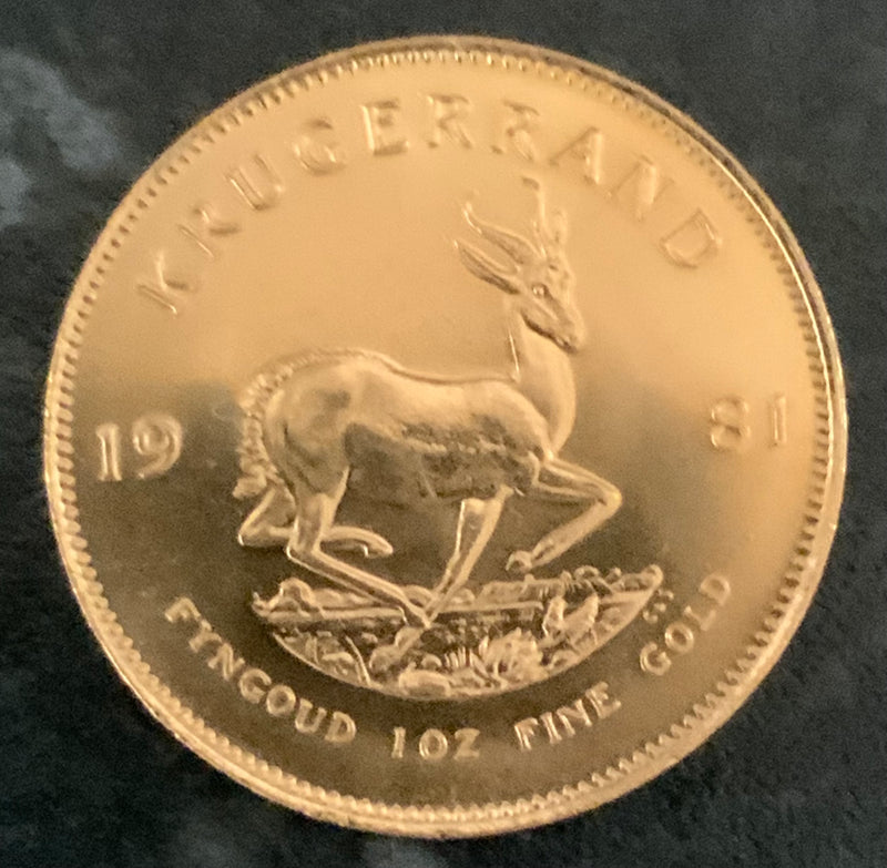 1oz South African 1981 Gold Krugerrand