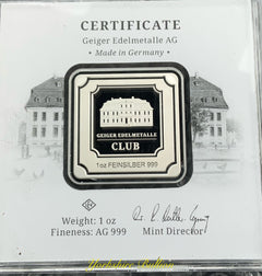 Geiger Edelmetalle 1oz .999 Silver 2025 Special Edition THE BATTLE NEAR LEIPZIG