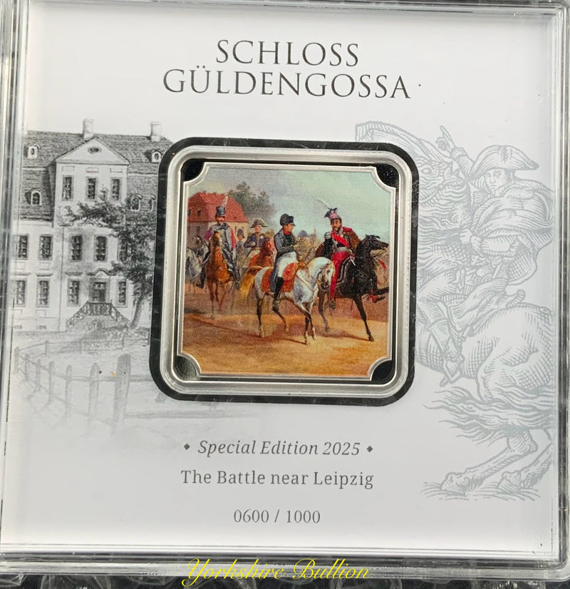 Geiger Edelmetalle 1oz .999 Silver 2025 Special Edition THE BATTLE NEAR LEIPZIG