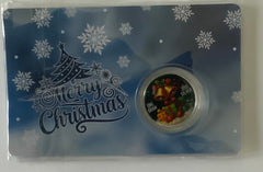 1g Silver Round Colourised Christmas Minions Set