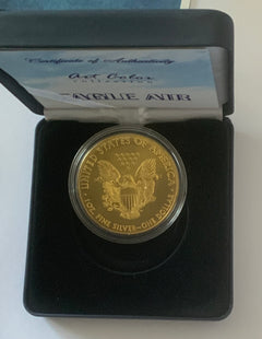 1oz Silver 2020 American Eagle Colourised and Gilded - Eagle Air