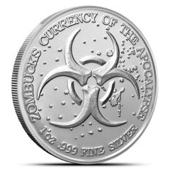 1oz Silver Zombucks NECROWOLF