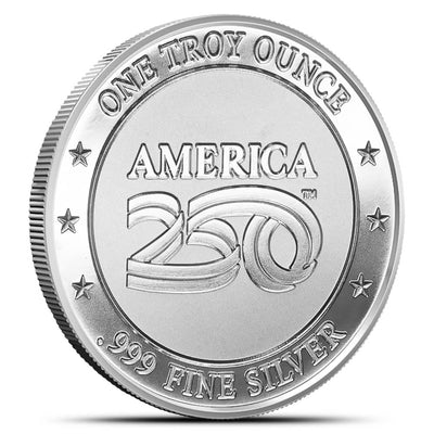 1oz Silver America250 Round