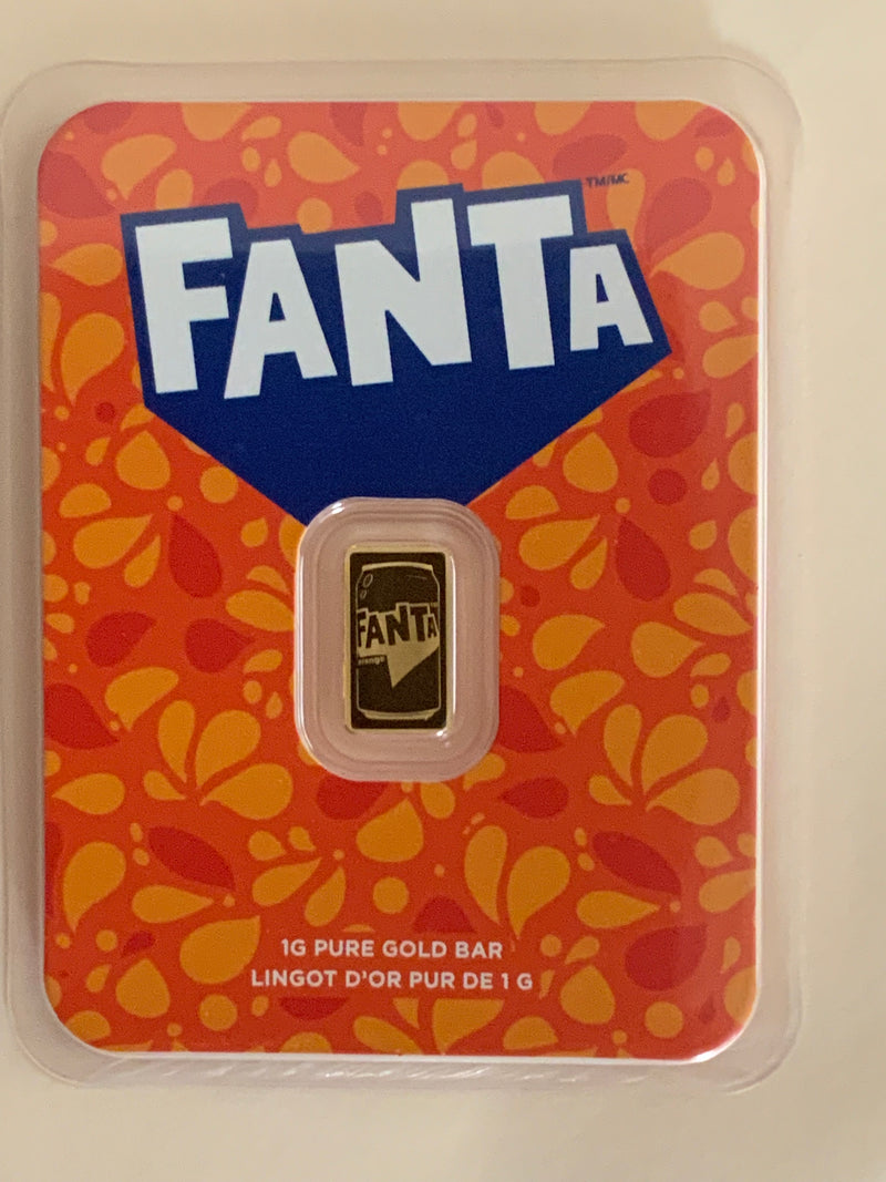 1 gram Gold Bar in TEP - FANTA