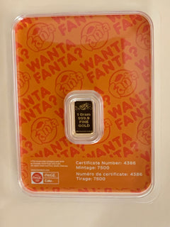 1 gram Gold Bar in TEP - FANTA