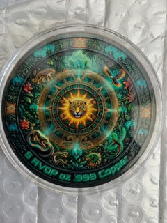 5oz Copper - Colourised -  Jungle Guardian