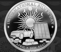 1oz 2026 Silver Shield Silver Proof INTERNATIONAL SILVER DAY