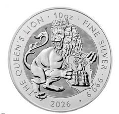 10oz Silver 2026 TUDOR BEASTS THE QUEEN'S LION