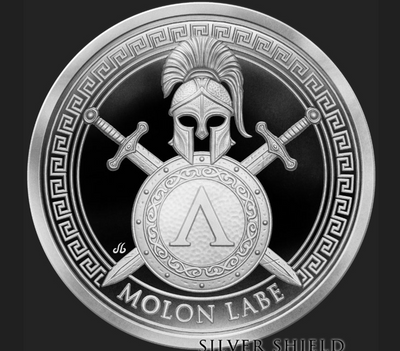 1oz Silver Shield Proof 2026 MOLON LABE V1