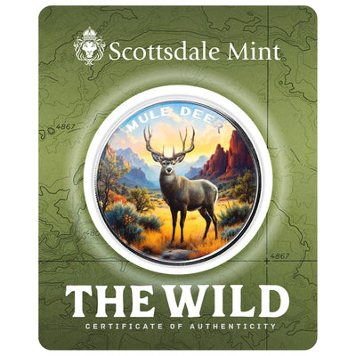 1oz Silver THE WILD SERIES- MULE DEER