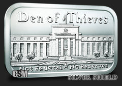 1oz Silver Bar - DEN OF THIEVES