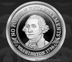 1oz Silver Shield Proof 2026 NO FOREIGN ENTANGLEMENT