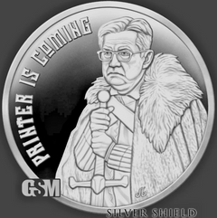 1oz Silver Shield Proof 2025 PRINTER IS COMING