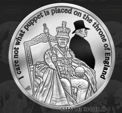 1oz Silver Shield Proof PUPPET THRONE V2