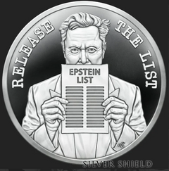 1oz Silver Shield Silver Proof 2025 RELEASE THE LIST