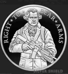 1oz Silver Shield Silver Proof 2025  RIGHT TO BEAR ARMS