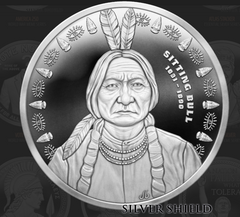 1oz Silver Shield Proof 2026 SITTING BULL
