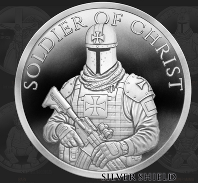 1oz Silver Shield Proof 2026 SOLDIER OF CHRIST