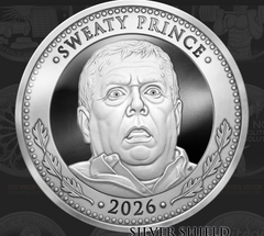 1oz Silver Proof 2026 Silver Shield SWEATY PRINCE