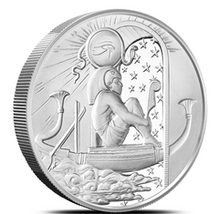 2 oz Silver Egyptian Gods Ra Round Ultra High Relief