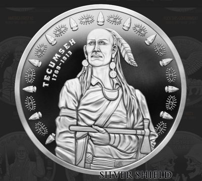 1oz Silver Shield Proof TECUMESH